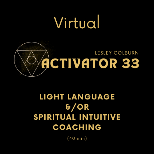 1:1 VIRTUAL Light Language &/or Spiritual Intuitive Coaching 40 min