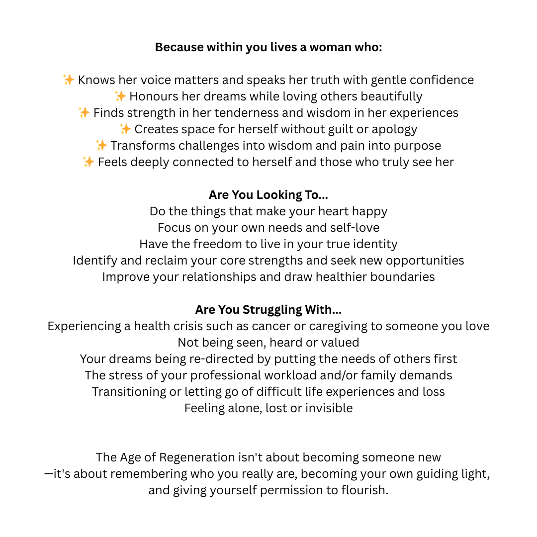 The Age of Regeneration Self-Guided Workbook
